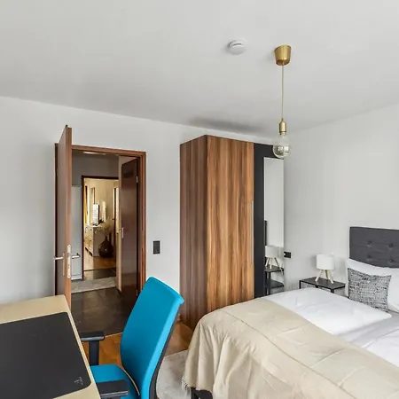公寓 Stilvolles City-apartment Im Herzen Von 伯布林根